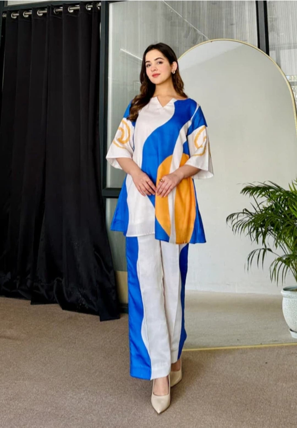 Zarnoor - 2 PCS Kurti Set