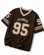 ⭐ Vintage Brown Mesh Athletic Jersey