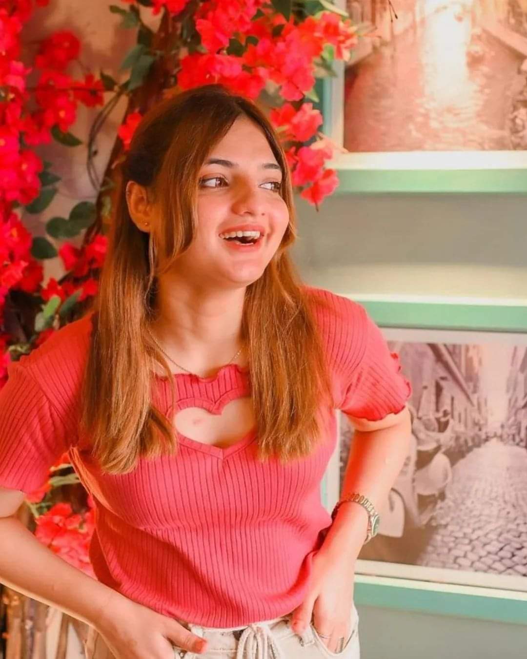 "💖 Stay Cool & Cute: Heart Rib Top for Girls – Perfect Summer Style! 👧☀️"