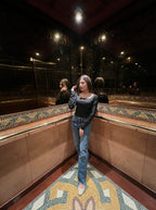 Chic Square Neck Full Sleeve Tees for Fashion-Forward Girls"