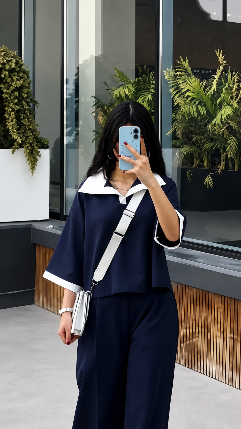Midnight Navy Premium Co-Ord Set 🔥