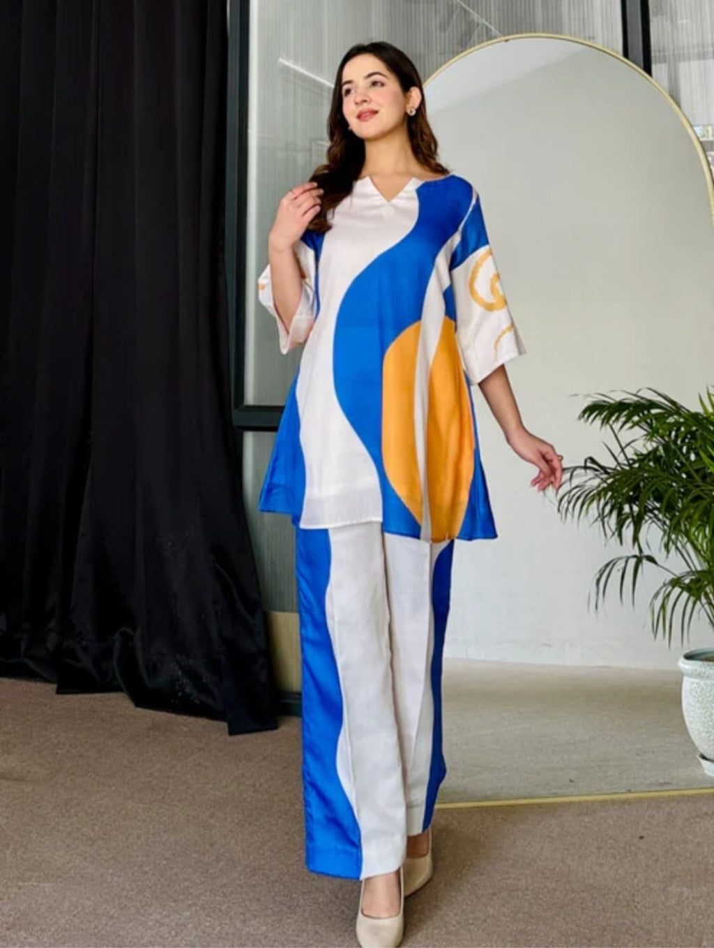 Zarnoor - 2 PCS Kurti Set