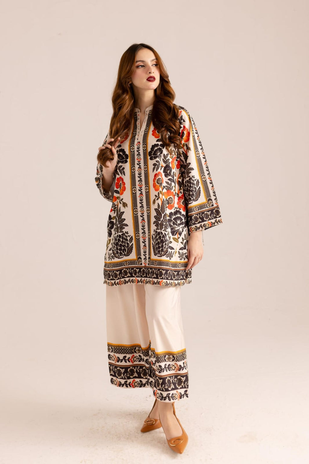 RANG-E-RUKHSAR 💐🌟 2-PIECE KURTI SET
