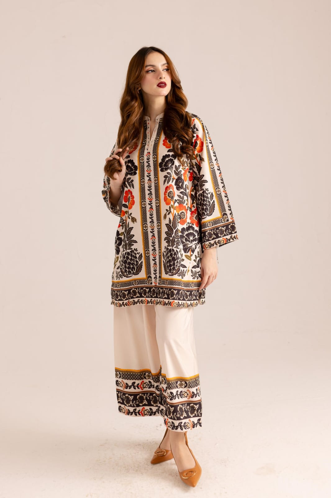 RANG-E-RUKHSAR 💐🌟 2-PIECE KURTI SET