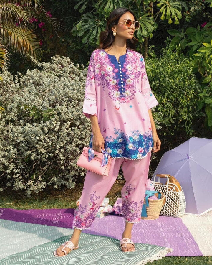 **💐 Stylish 2-Piece Lawn Suit - Ultimate Cotton Comfort! 🌸👗**