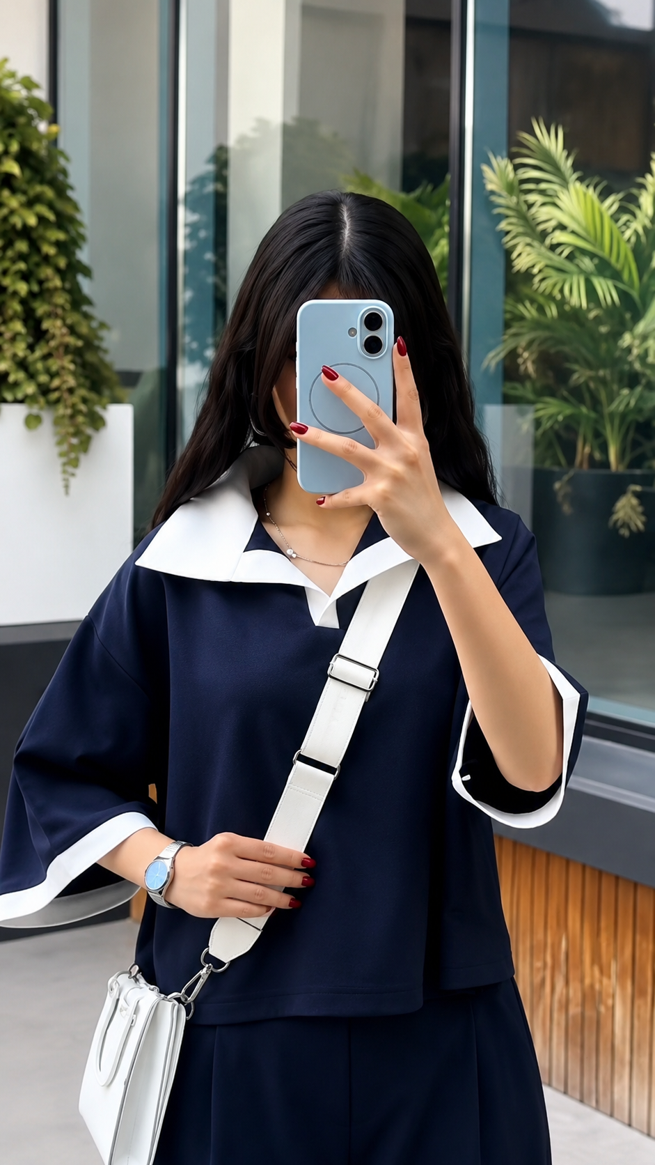 Midnight Navy Premium Co-Ord Set 🔥