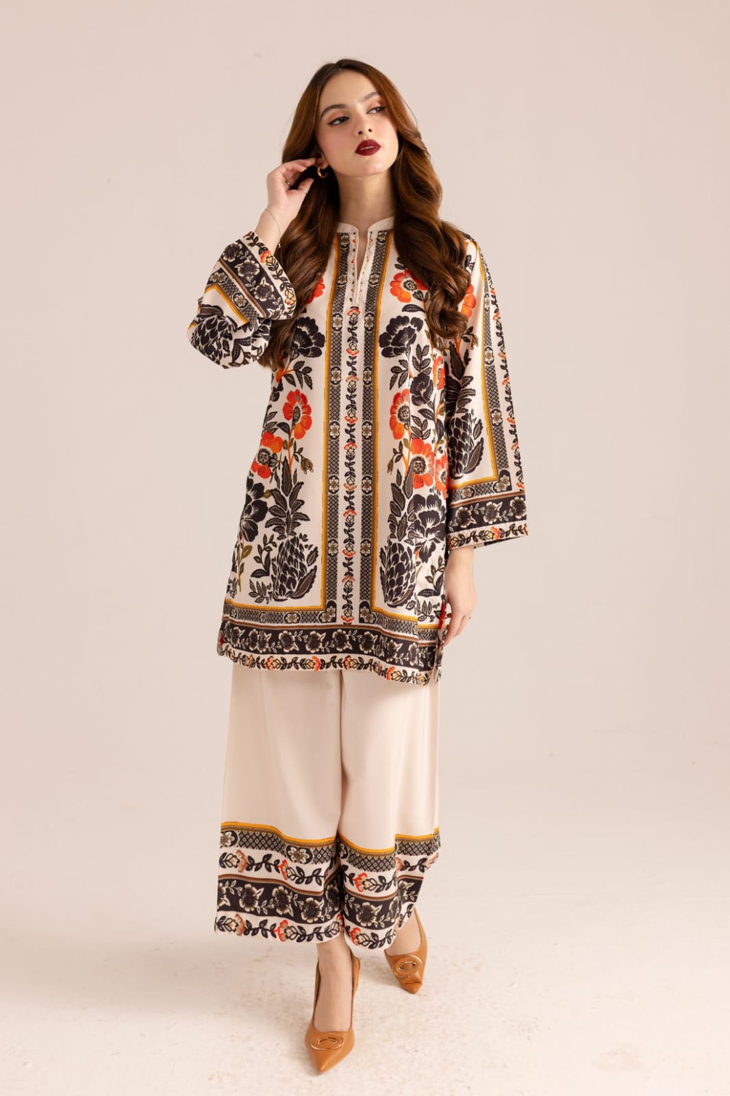 RANG-E-RUKHSAR 💐🌟 2-PIECE KURTI SET