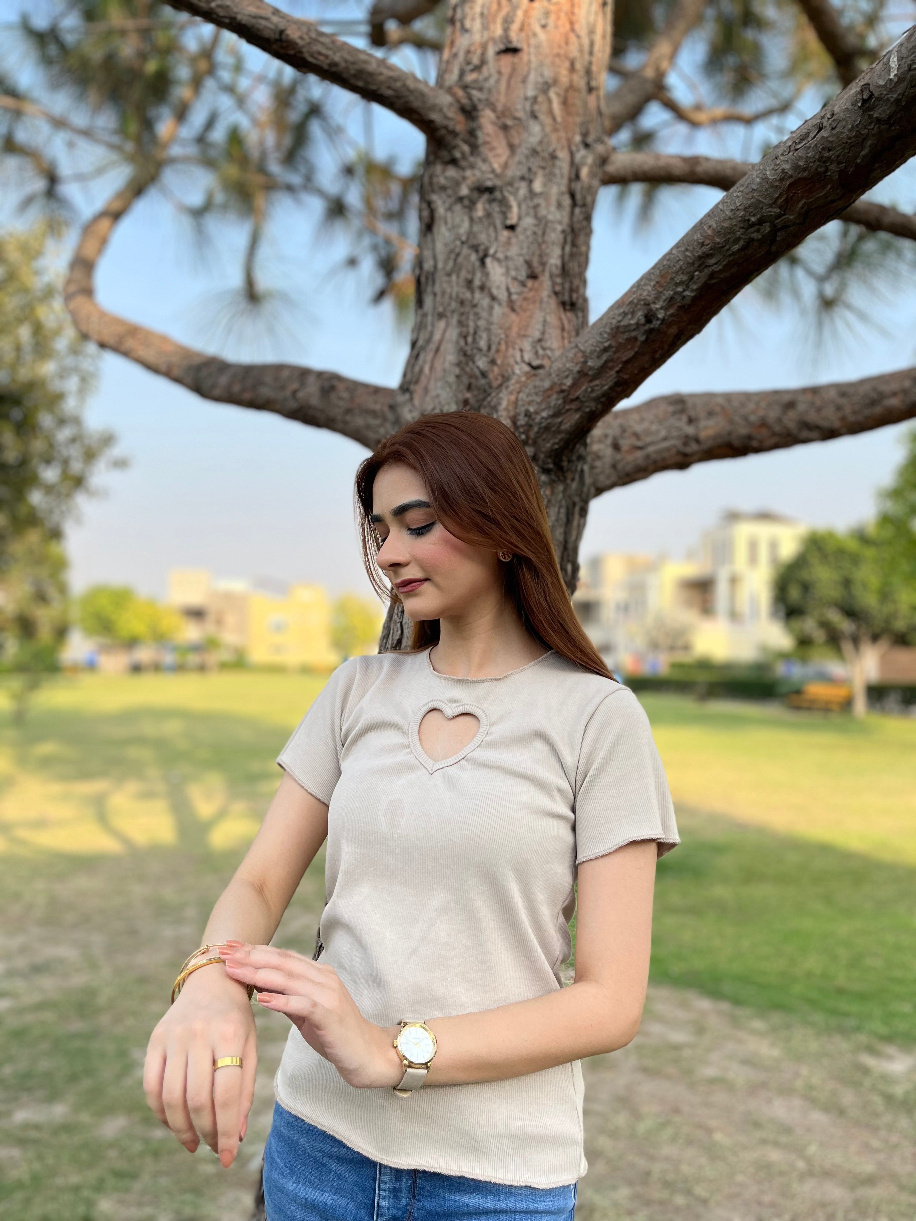 "💖 Stay Cool & Cute: Heart Rib Top for Girls – Perfect Summer Style! 👧☀️"