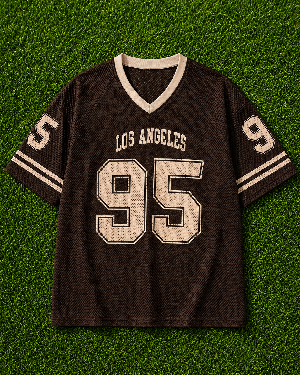 ⭐ Vintage Brown Mesh Athletic Jersey