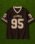 ⭐ Vintage Brown Mesh Athletic Jersey