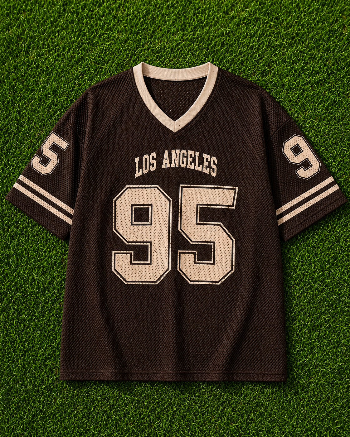 ⭐ Vintage Brown Mesh Athletic Jersey