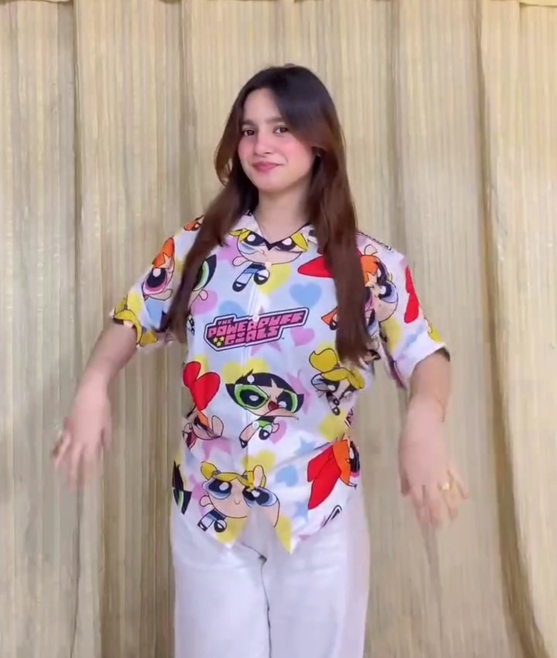 THE POWERPUFF GIRLS PRINT SHIRT⚡️
