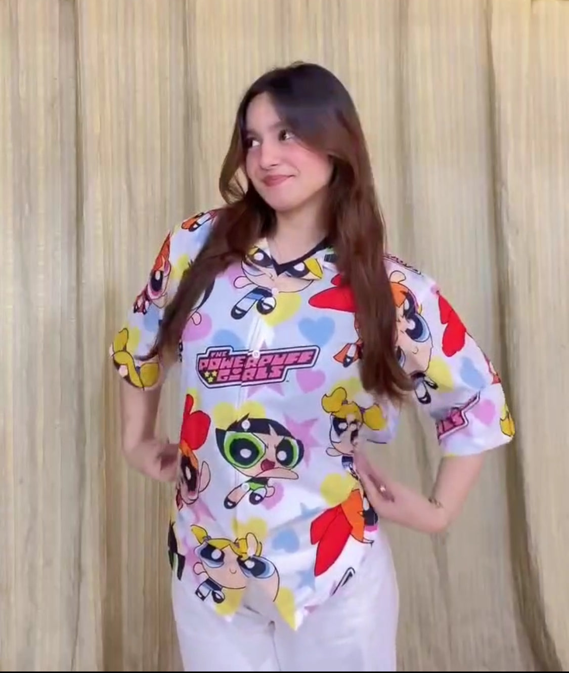 THE POWERPUFF GIRLS PRINT SHIRT⚡️