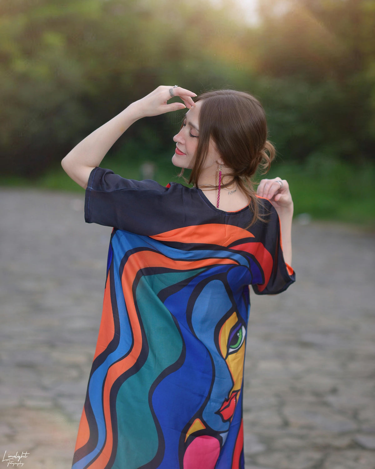 💎 Women’s Designer Print Longline Tee