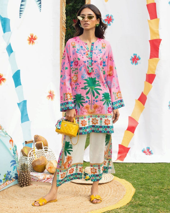 "Beat the heat in style with our breezy 2-piece lawn suits—your ultimate summer essential!"