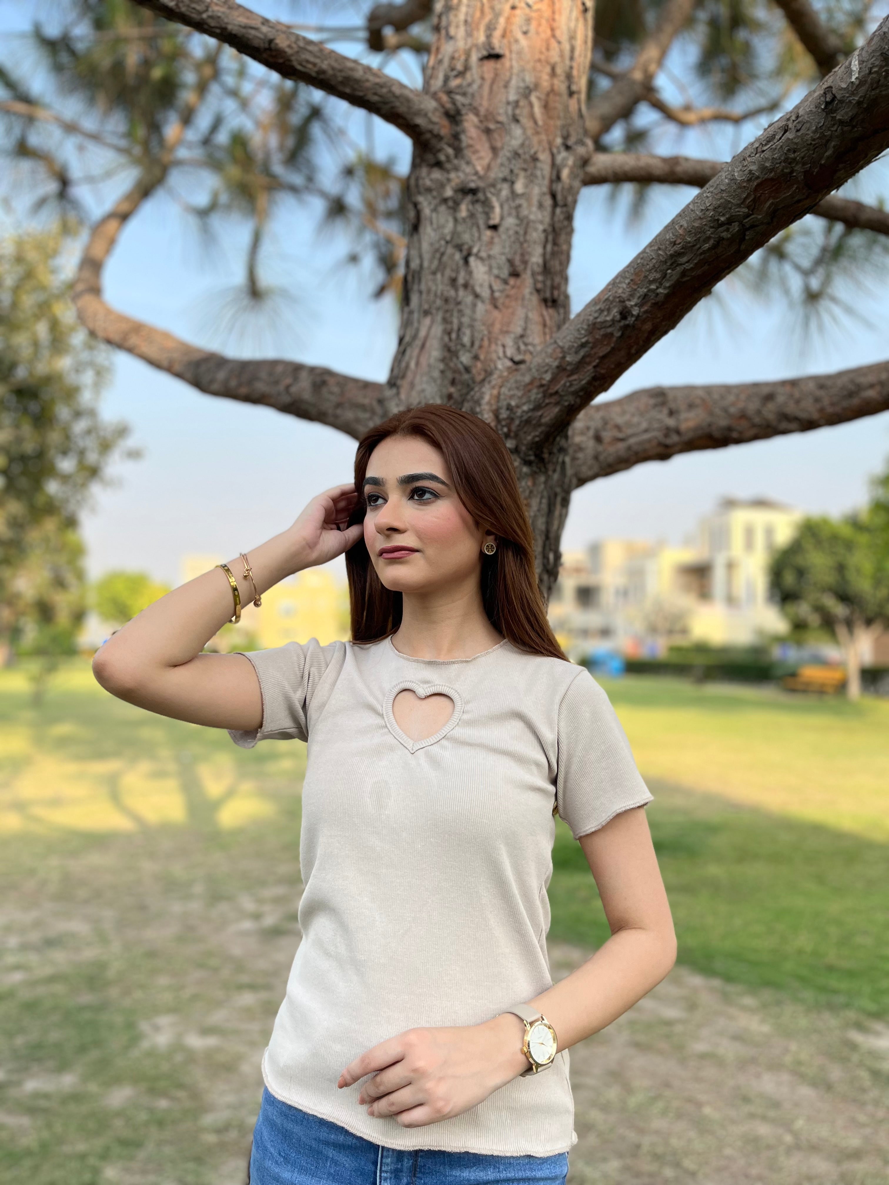 "💖 Stay Cool & Cute: Heart Rib Top for Girls – Perfect Summer Style! 👧☀️"
