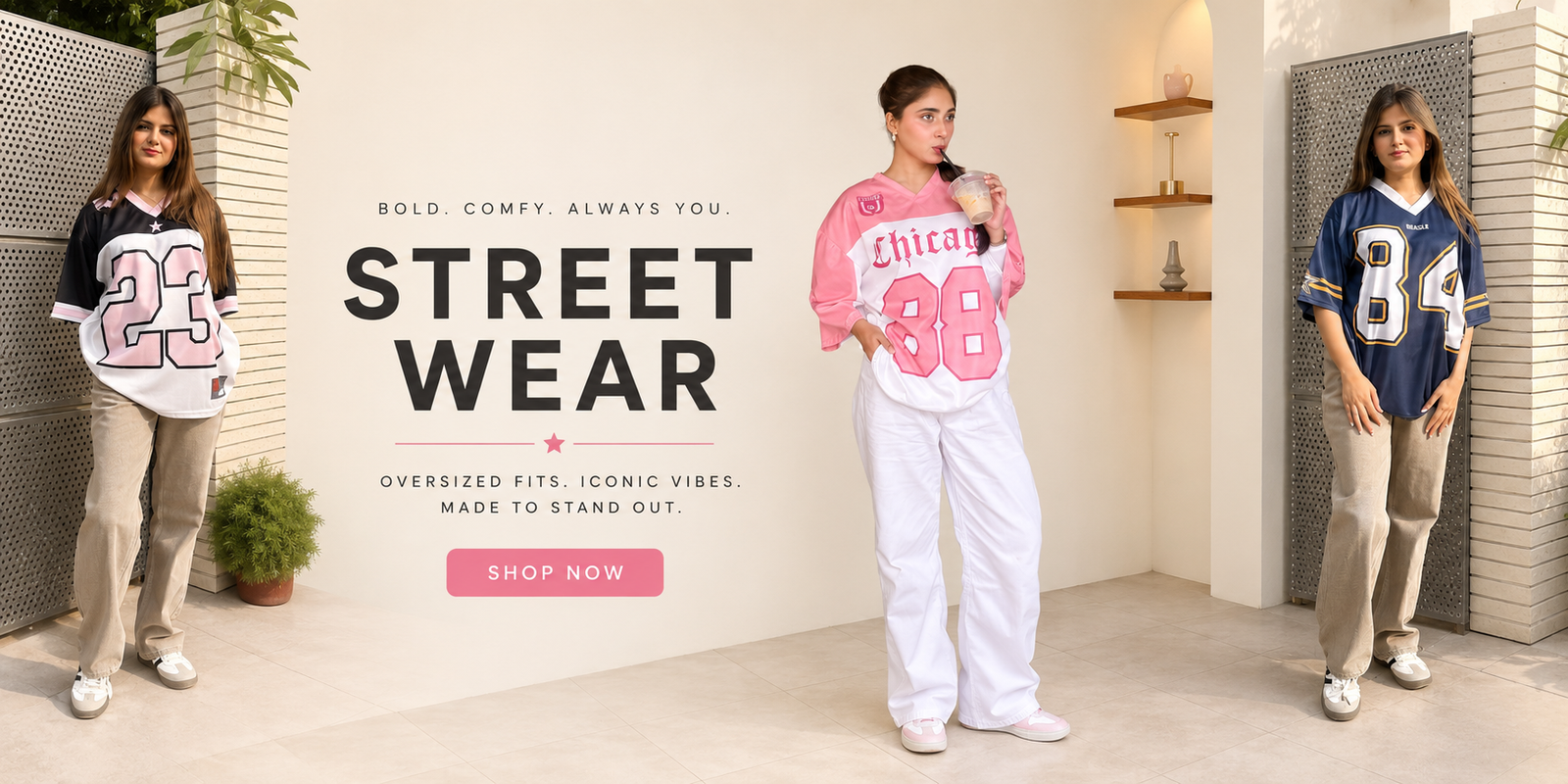Streetwear banner