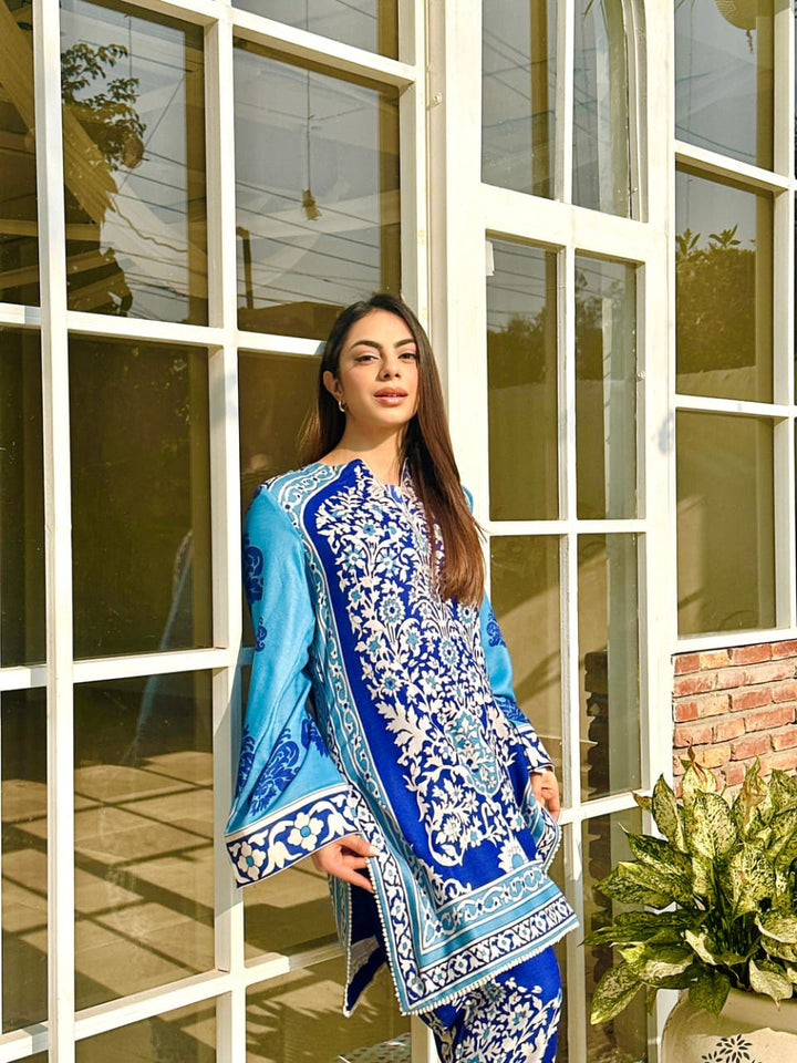 🌙 Mah-e-Aabroo 2-Piece Kurti Set 🌸