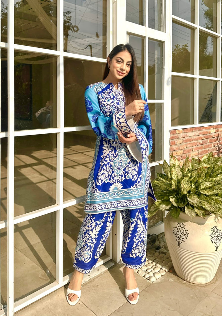 🌙 Mah-e-Aabroo 2-Piece Kurti Set 🌸