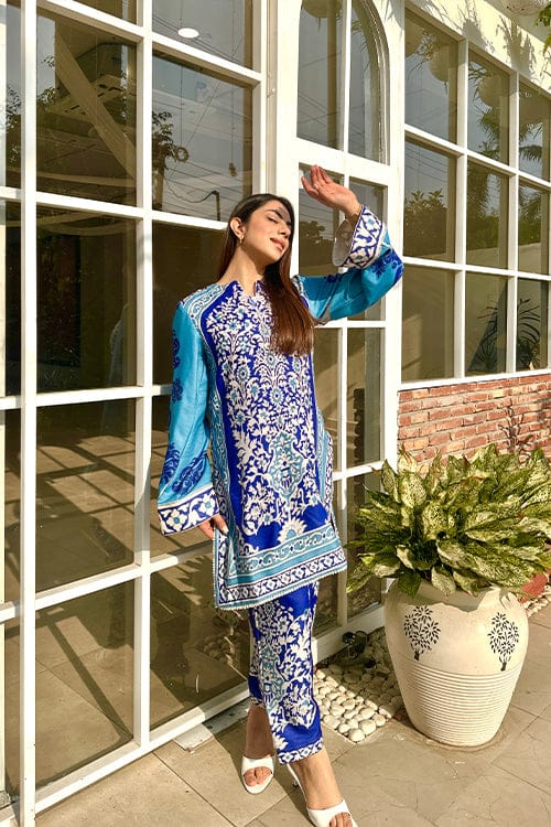 🌙 Mah-e-Aabroo 2-Piece Kurti Set 🌸