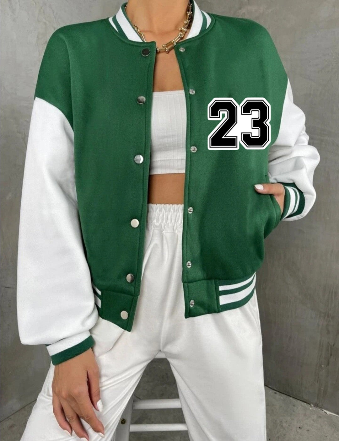 "Trendy Girls Winter Varsity Jackets – Perfect Blend of Style & Warmth"