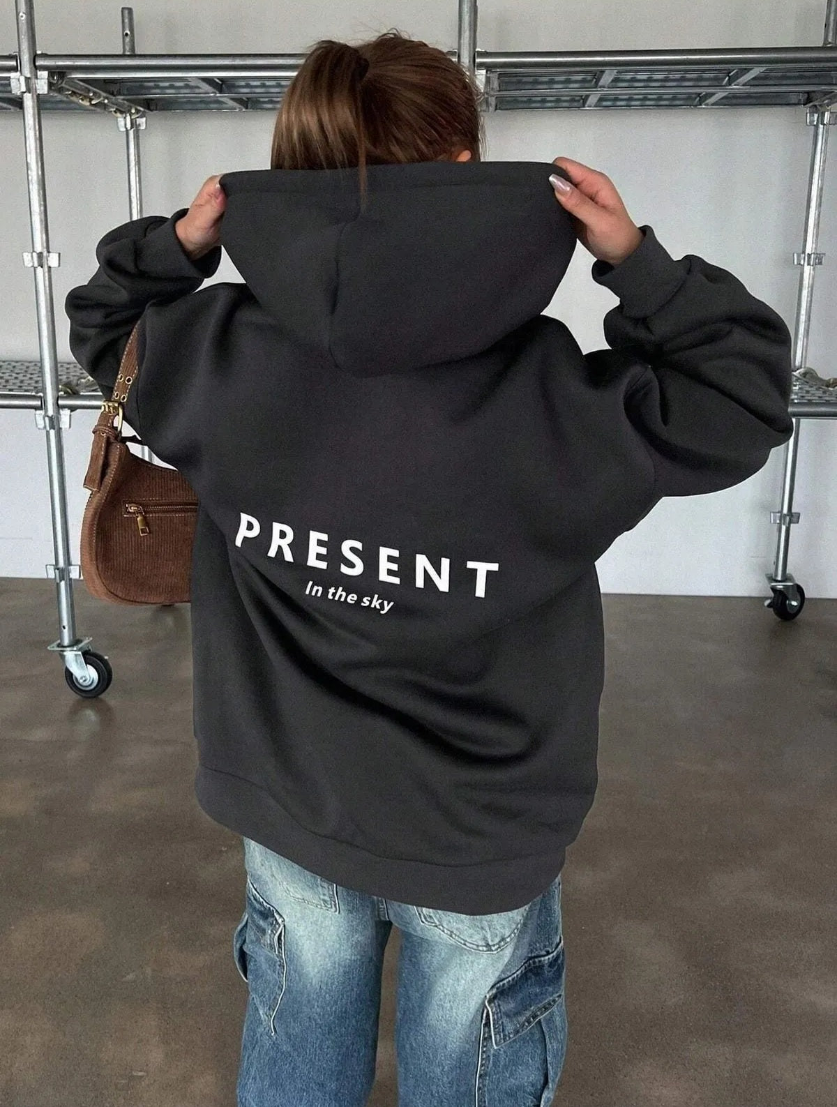 Trendy Winter Streetwear Oversized Hoodies for Girls