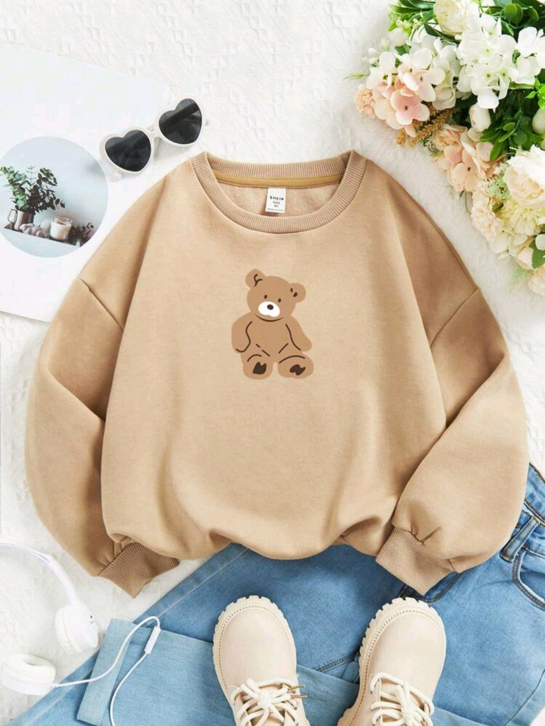 Trendy Winter Streetwear Sweatshirts for Girls