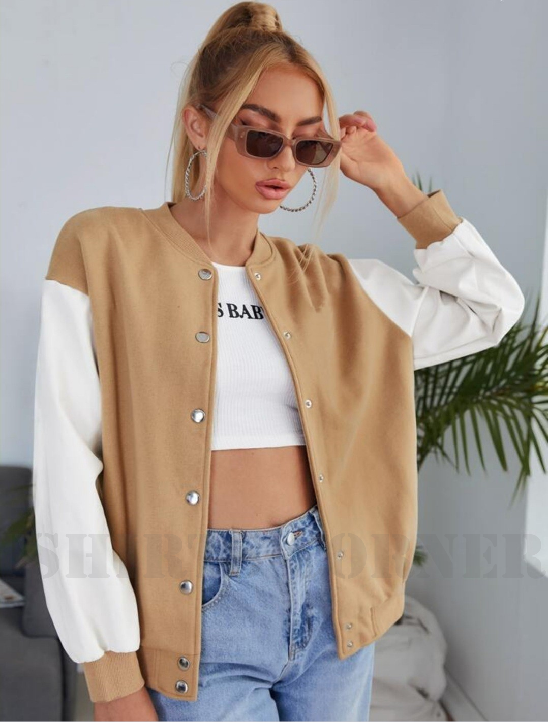 "Trendy Girls Winter Varsity Jackets – Perfect Blend of Style & Warmth"