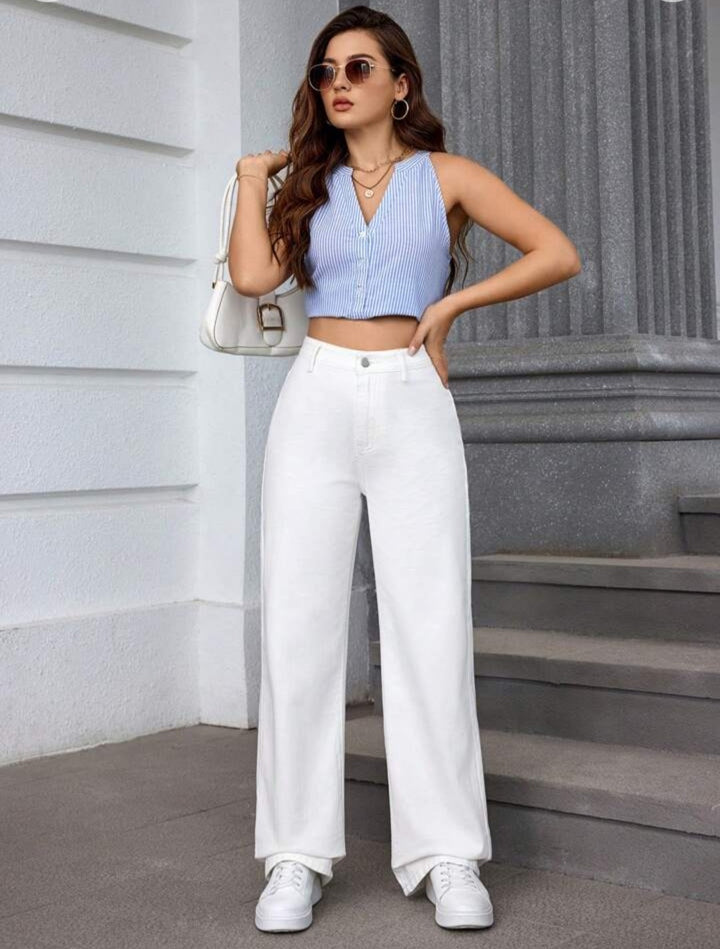 "Urban Cool: Wide Leg Pants for Streetwear Girls"