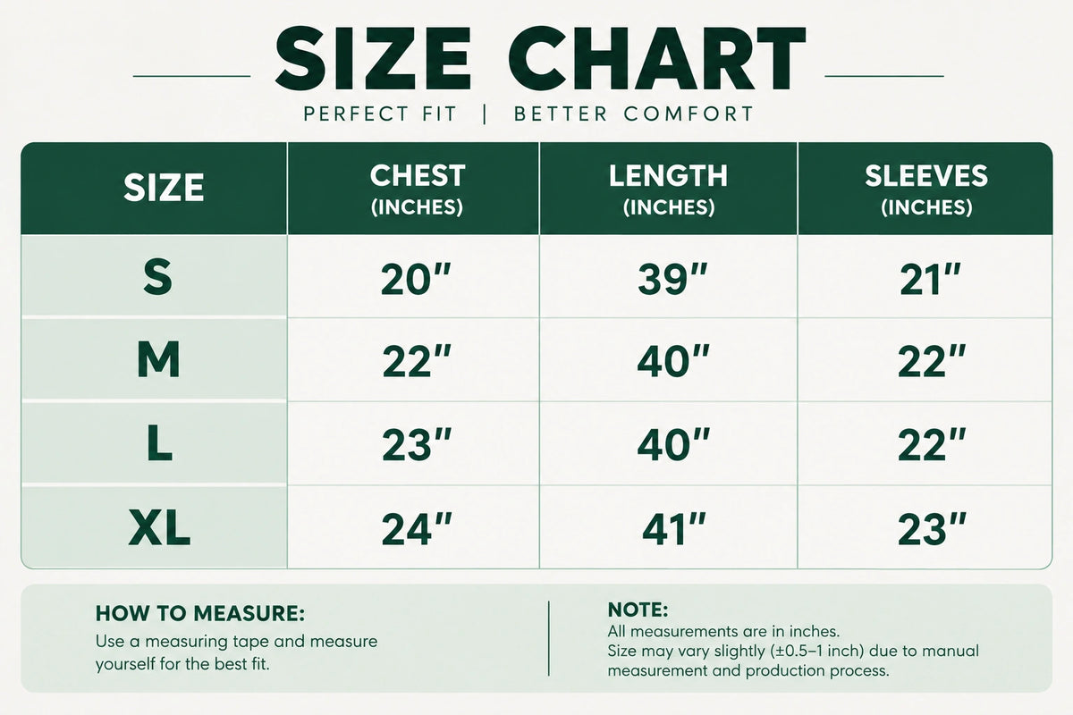 Size chart for ❄️ Women’s Long Winter Coat | Double Fleece Button-Front Overcoat for Women 🧥✨